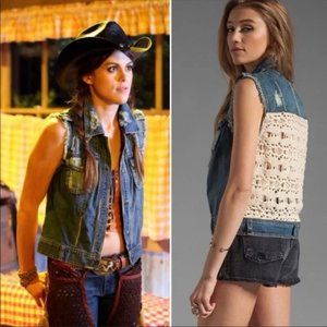 Free People Macrame Cargo Vest S